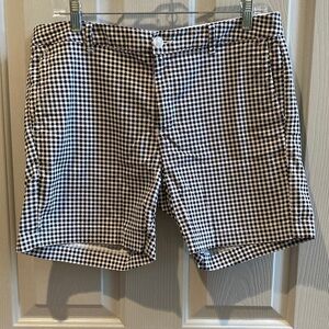 EUC LLBean Black/White Shorts